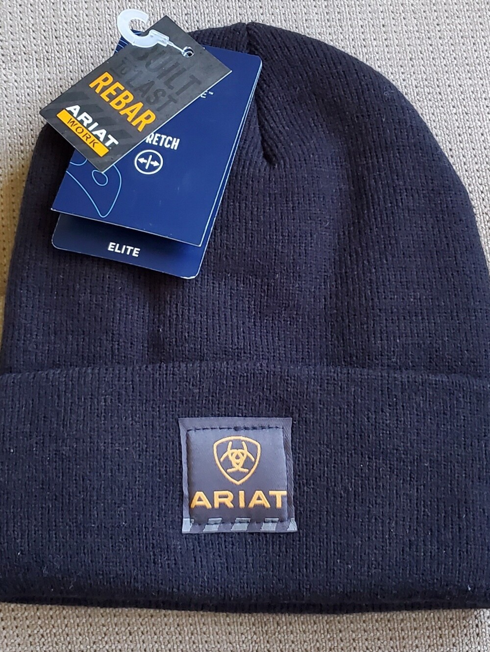 Ariat Men's Black Knit Beanie